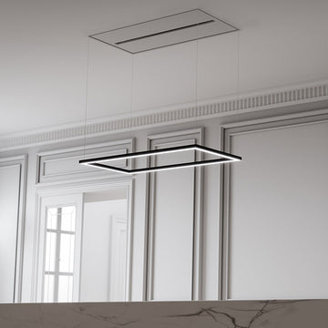 SLT978 EMEL XS 930mm ‘The Kite’ Ceiling Cassette in Silver (BODY ONLY)