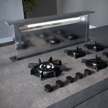 880mm 'Le Stelle' Integrated Downdraft Rangehood